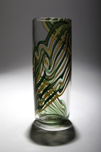 Harakeke Vase 2 - Vase / vessel from the â€˜Harakeke Seriesâ€™.

Colors
Johnâ€™s special Harakeke Mix

Dimensions 
(in mm approximately / h x